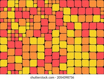 Abstract Geometric Pattern generative computational art illustration
