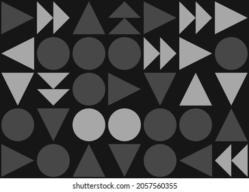 Abstract Geometric Pattern generative computational art illustration