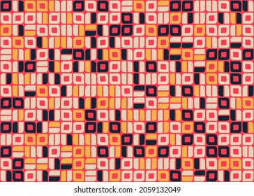 Abstract Geometric Pattern generative computational art illustration