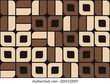 Abstract Geometric Pattern generative computational art illustration