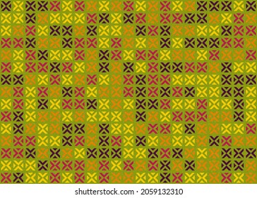 Abstract Geometric Pattern generative computational art illustration