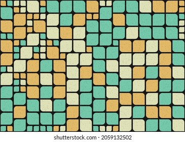 Abstract Geometric Pattern generative computational art illustration