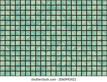 Abstract Geometric Pattern generative computational art illustration