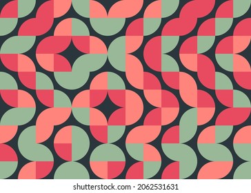 Abstract Geometric Pattern generative computational art illustration