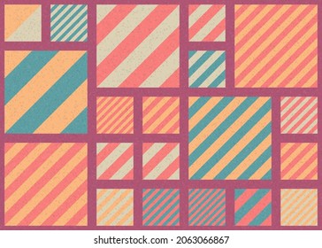 Abstract Geometric Pattern generative computational art illustration