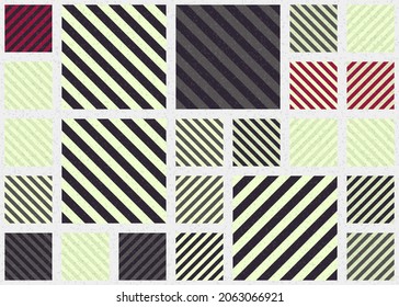 Abstract Geometric Pattern generative computational art illustration