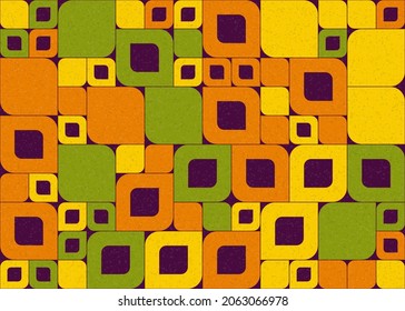 Abstract Geometric Pattern generative computational art illustration