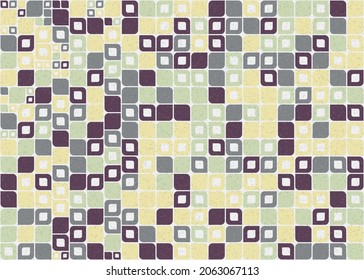 Abstract Geometric Pattern generative computational art illustration