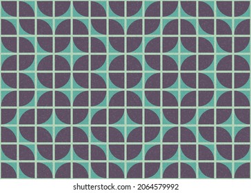 Abstract Geometric Pattern generative computational art illustration