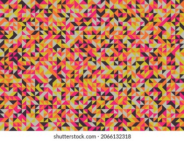 Abstract Geometric Pattern generative computational art illustration