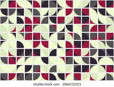 Abstract Geometric Pattern generative computational art illustration