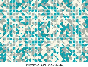 Abstract Geometric Pattern generative computational art illustration