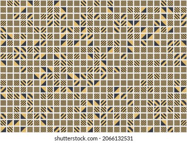 Abstract Geometric Pattern generative computational art illustration