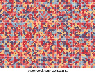 Abstract Geometric Pattern generative computational art illustration