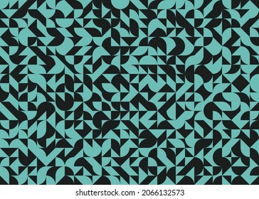 Abstract Geometric Pattern generative computational art illustration