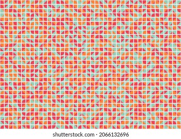 Abstract Geometric Pattern generative computational art illustration