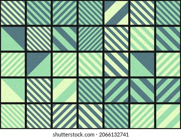 Abstract Geometric Pattern generative computational art illustration