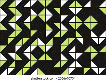 Abstract Geometric Pattern generative computational art illustration