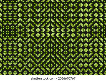 Abstract Geometric Pattern generative computational art illustration