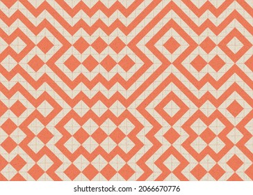 Abstract Geometric Pattern generative computational art illustration