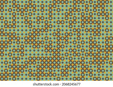 Abstract Geometric Pattern generative computational art illustration