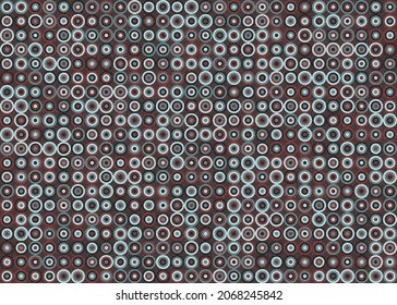 Abstract Geometric Pattern generative computational art illustration