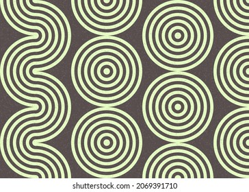 Abstract Geometric Pattern generative computational art illustration