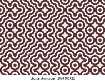 Abstract Geometric Pattern generative computational art illustration