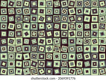 Abstract Geometric Pattern generative computational art illustration