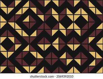 Abstract Geometric Pattern generative computational art illustration