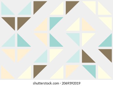 Abstract Geometric Pattern generative computational art illustration