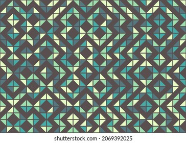 Abstract Geometric Pattern generative computational art illustration