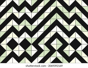 Abstract Geometric Pattern generative computational art illustration
