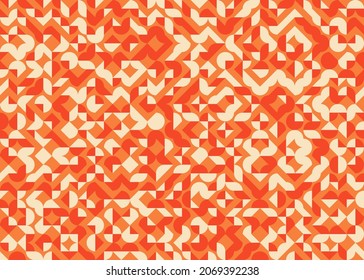 Abstract Geometric Pattern generative computational art illustration