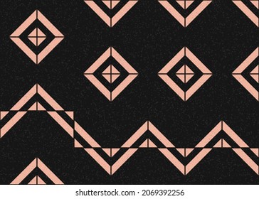 Abstract Geometric Pattern generative computational art illustration