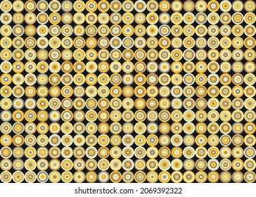 Abstract Geometric Pattern generative computational art illustration