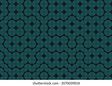 Abstract Geometric Pattern generative computational art illustration