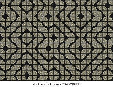 Abstract Geometric Pattern generative computational art illustration