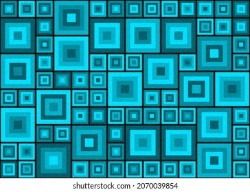Abstract Geometric Pattern generative computational art illustration