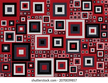 Abstract Geometric Pattern generative computational art illustration