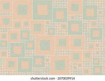 Abstract Geometric Pattern generative computational art illustration