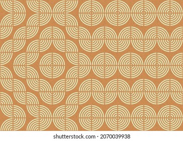 Abstract Geometric Pattern generative computational art illustration