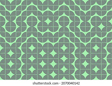 Abstract Geometric Pattern generative computational art illustration
