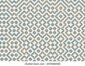 Abstract Geometric Pattern generative computational art illustration