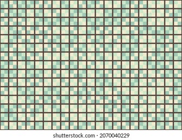 Abstract Geometric Pattern generative computational art illustration