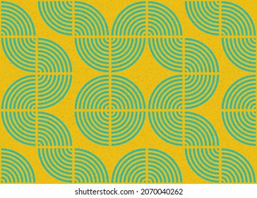 Abstract Geometric Pattern generative computational art illustration