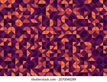 Abstract Geometric Pattern generative computational art illustration