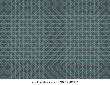 Abstract Geometric Pattern generative computational art illustration