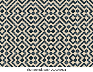 Abstract Geometric Pattern generative computational art illustration