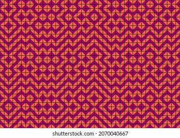 Abstract Geometric Pattern generative computational art illustration